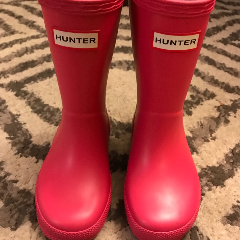 Toddler Hunter Boots- Bright Pink